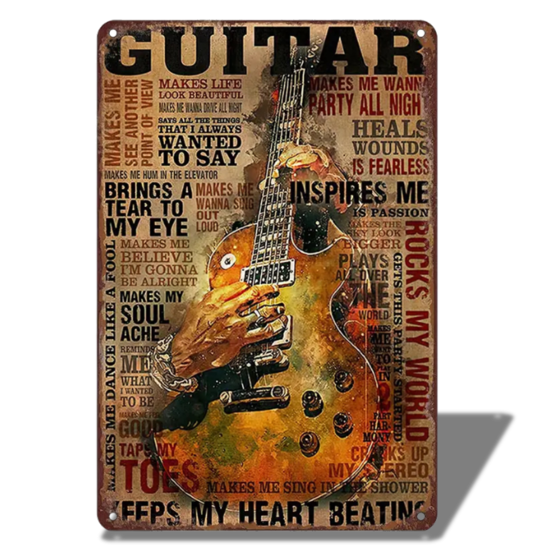 Guitar Wall Art " Inspiration", Accessory for sale at Richards Guitars.