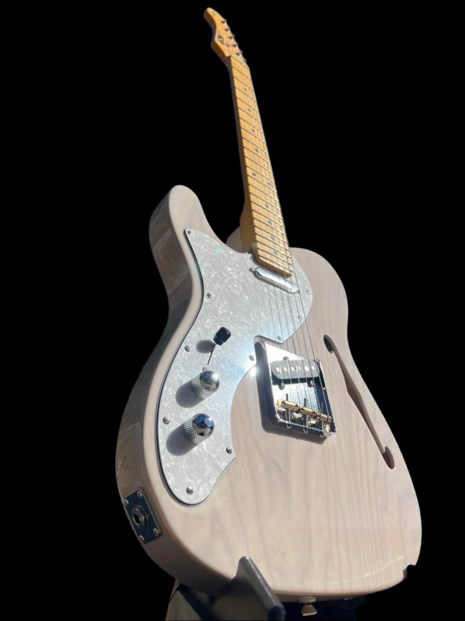 FGN Guitars Neoclassic TE 100M Ash Thinline LH Left Hsnded, Electric Guitar for sale at Richards Guitars.