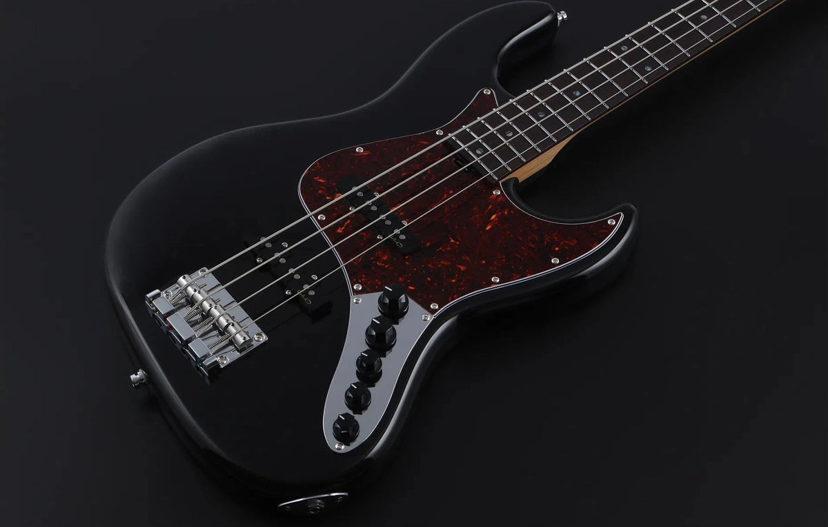 Keipro KJB Custom-R Act BK Bass Guitar - Richards Guitars Of Stratford Upon Avon