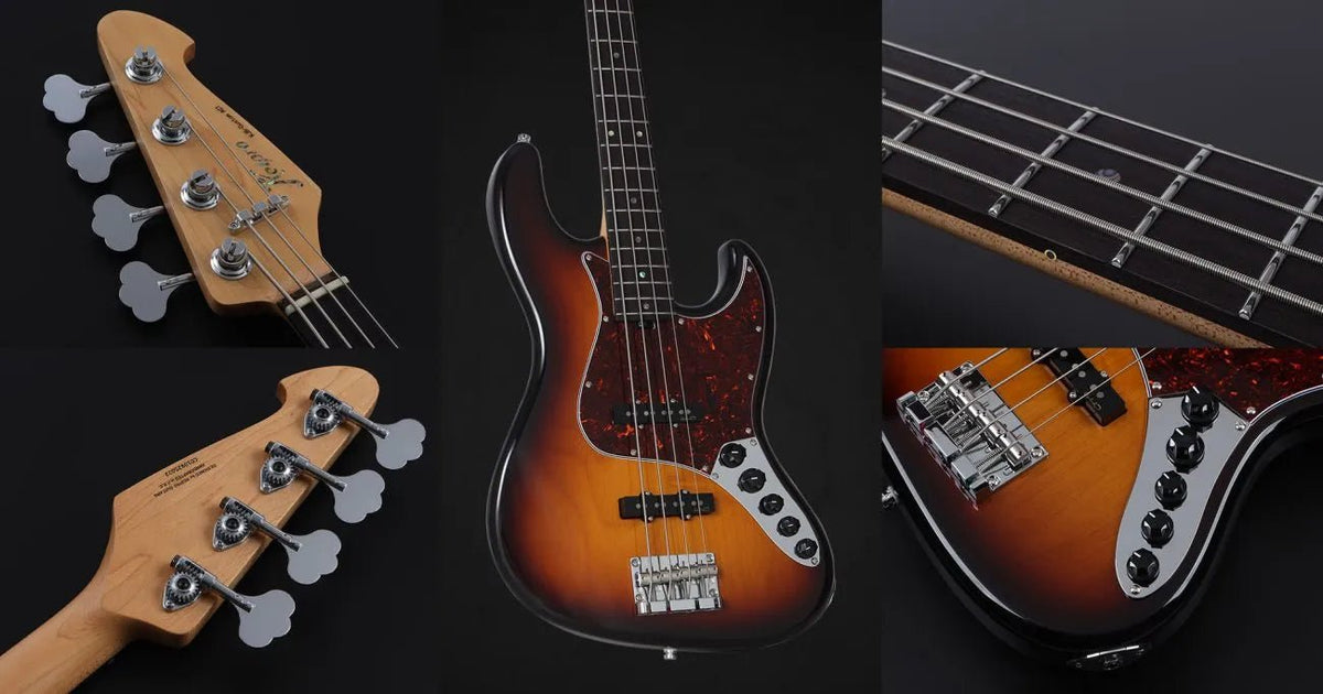 Keipro KJB Custom-R Act SB Bass Guitar - Richards Guitars Of Stratford Upon Avon