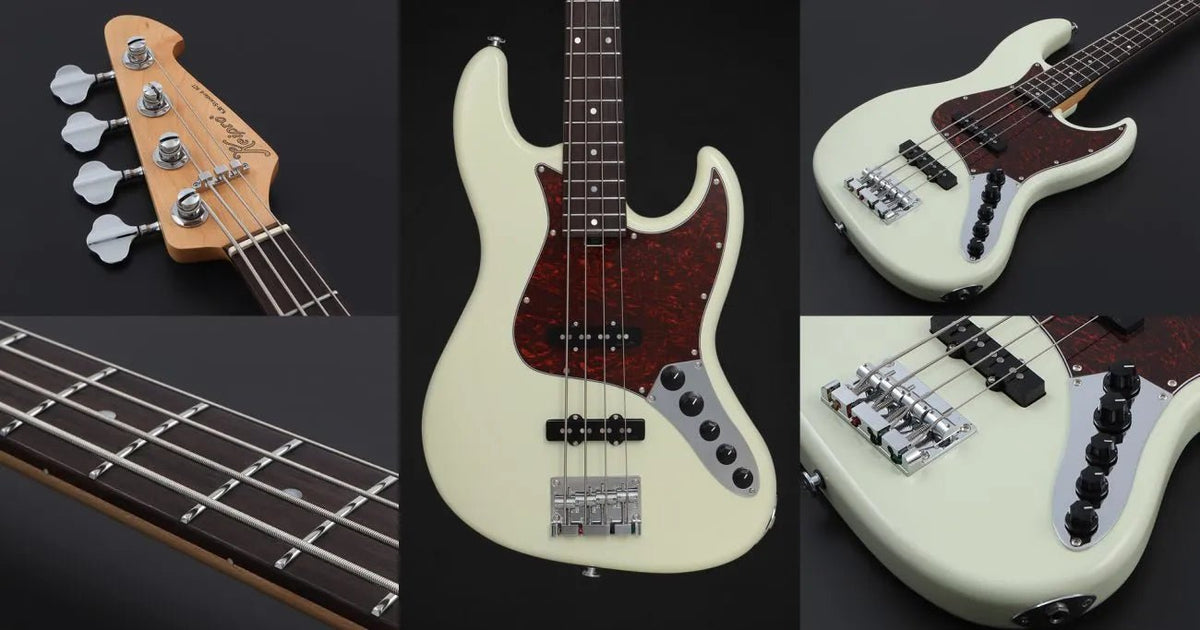 Keipro KJB-Standard-R Act OW Bass Guitar - Richards Guitars Of Stratford Upon Avon