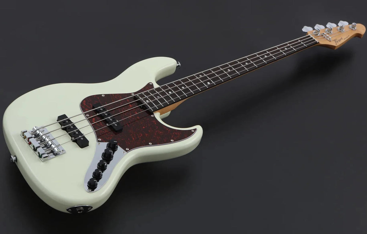 Keipro KJB-Standard-R Act OW Bass Guitar - Richards Guitars Of Stratford Upon Avon