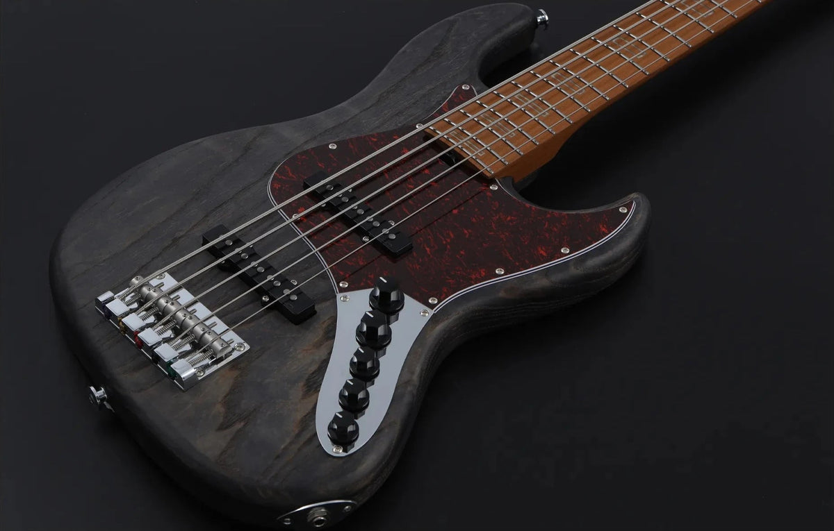 Keipro KJB5-Deluxe Pro Ash-M-Act Bass Guitar - Richards Guitars Of Stratford Upon Avon