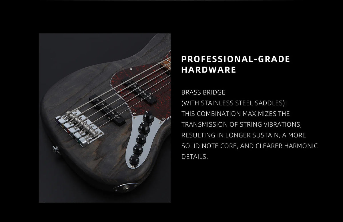 Keipro KJB5-Deluxe Pro Ash-M-Act Bass Guitar - Richards Guitars Of Stratford Upon Avon