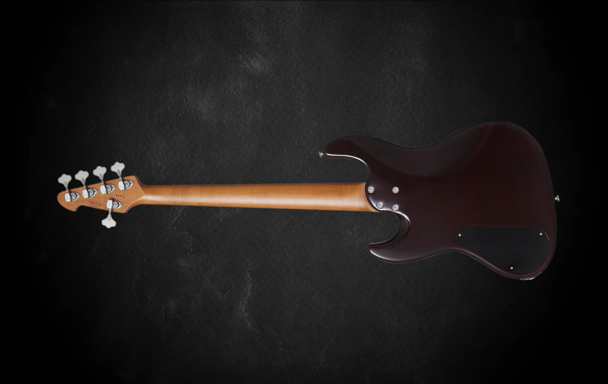 Keipro KJB5-Deluxe Pro Q-R Act HTSB Bass Guitar - Richards Guitars Of Stratford Upon Avon