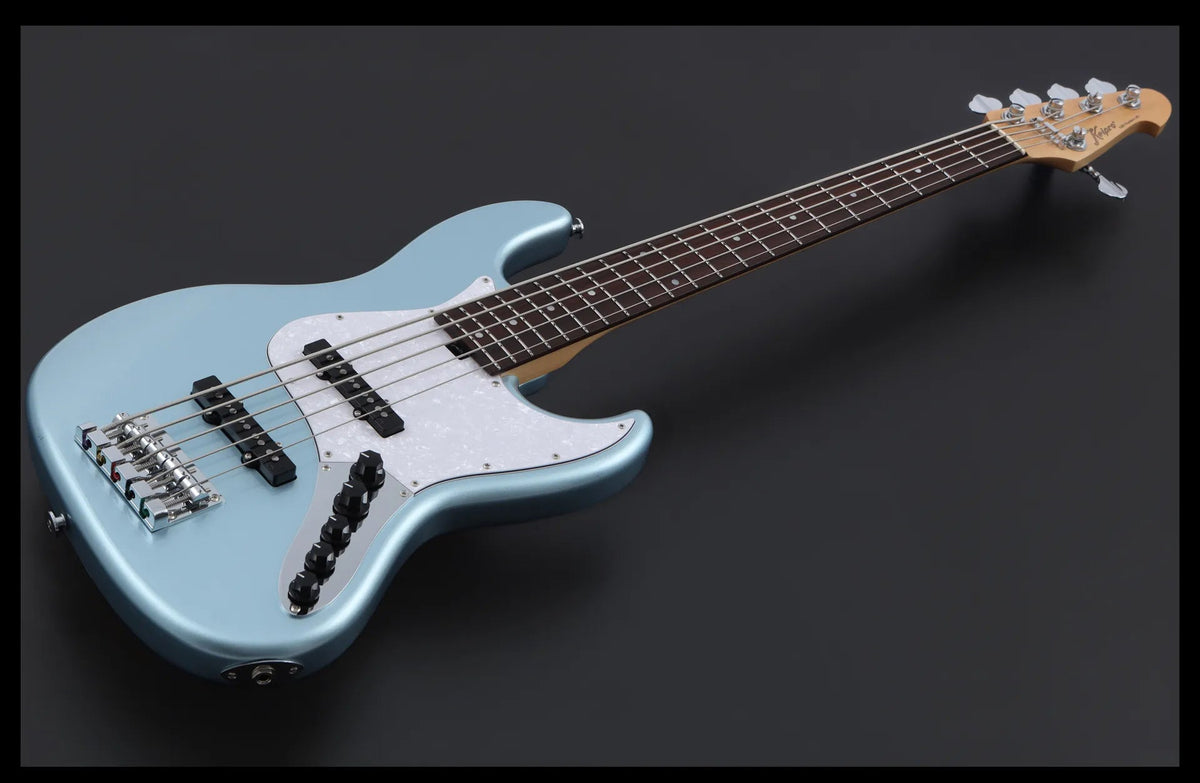 Keipro KJB5-Standard-R Act MIB Bass Guitar - Richards Guitars Of Stratford Upon Avon