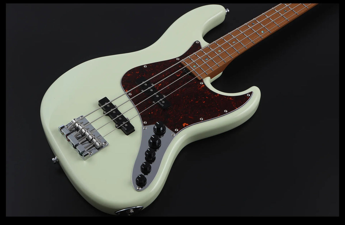 Keipro KJBM-Custom Act OW Bass Guitar - Richards Guitars Of Stratford Upon Avon