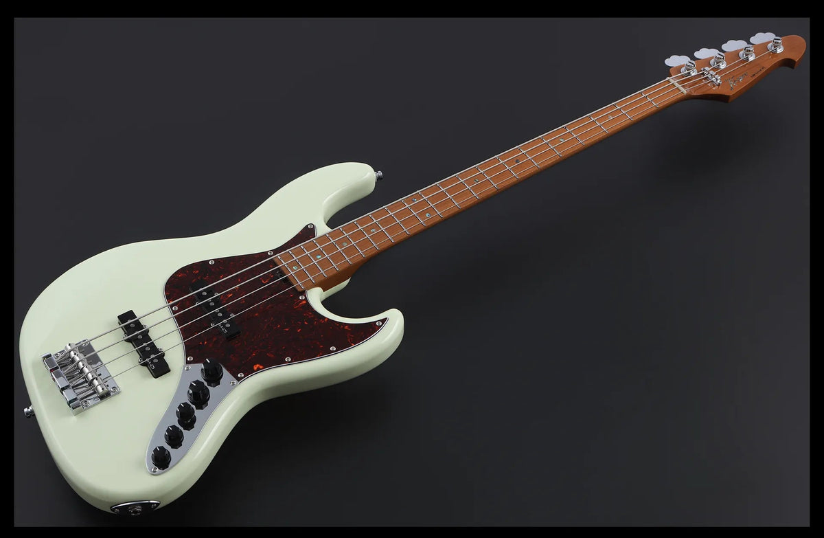 Keipro KJBM-Custom Act OW Bass Guitar - Richards Guitars Of Stratford Upon Avon
