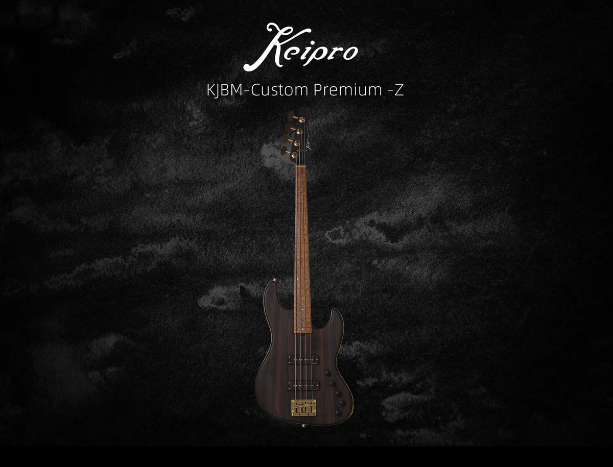 Keipro KJBM-Custom Premium-Z Bass Guitar - Richards Guitars Of Stratford Upon Avon