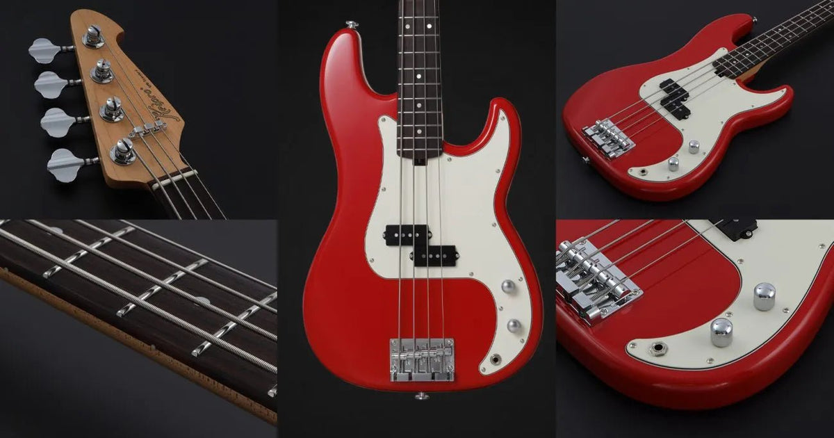 Keipro KPB-Standard-R RD Bass Guitar - Richards Guitars Of Stratford Upon Avon