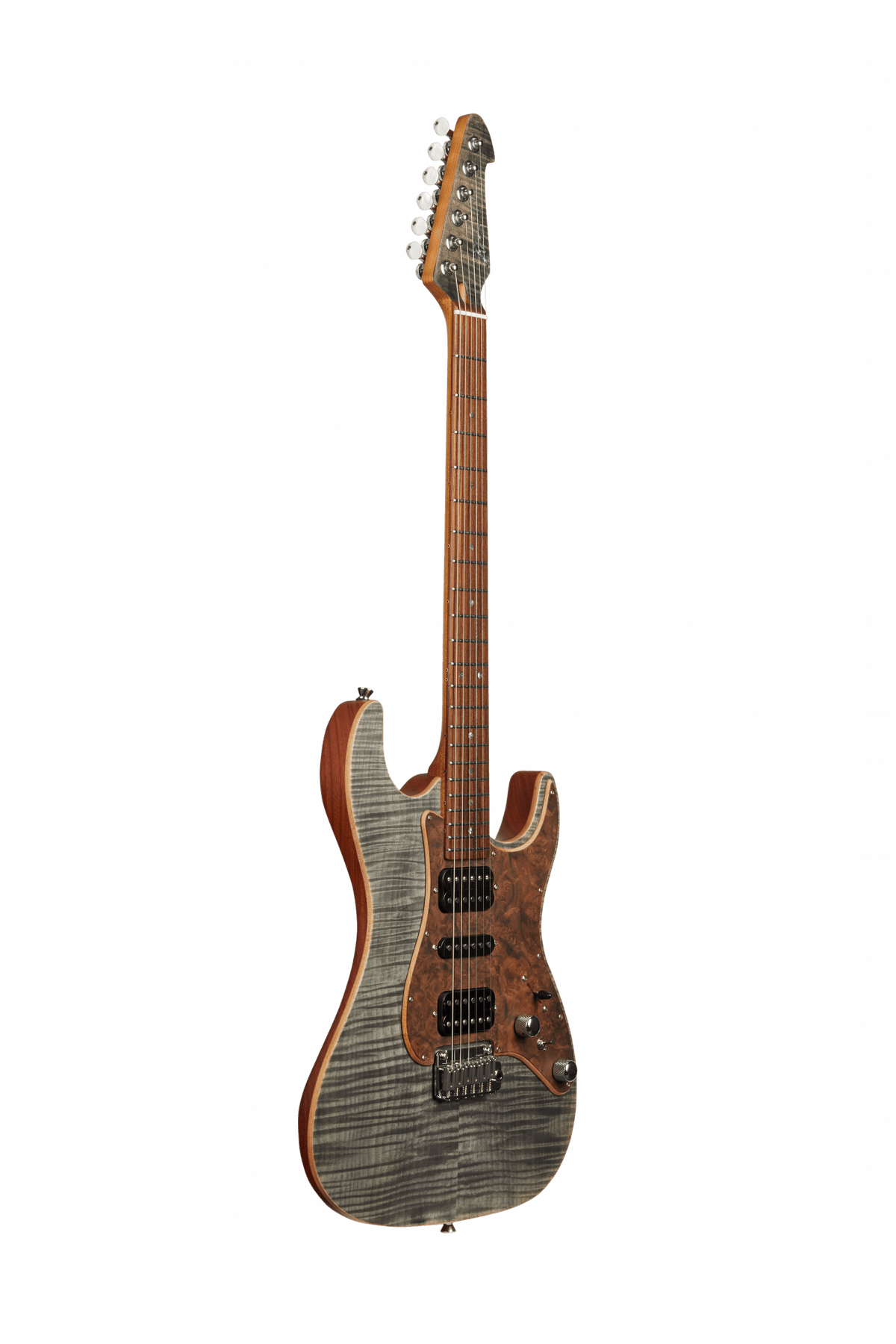 Keipro KS-Deluxe Pro F-TBK Electric Guitar. Beauty & Versatility 101 - Richards Guitars Of Stratford Upon Avon