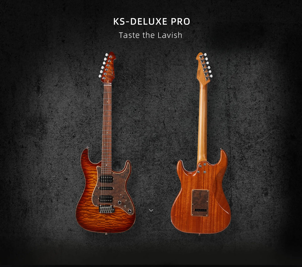 Keipro KS Deluxe Pro Q-HBS Electric Guitar - Richards Guitars Of Stratford Upon Avon