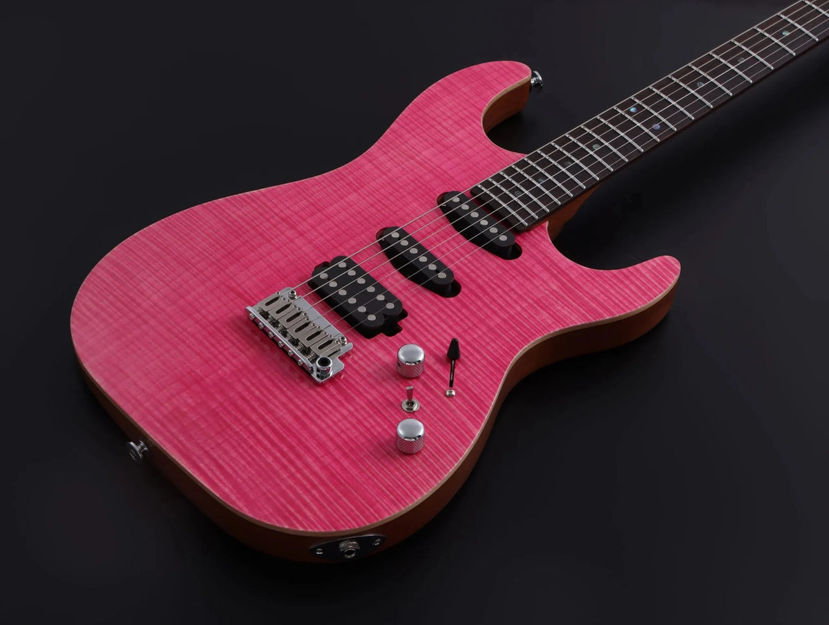 Keipro KS Deluxe Pro S.S.H-PK Electric Guitar - Richards Guitars Of Stratford Upon Avon