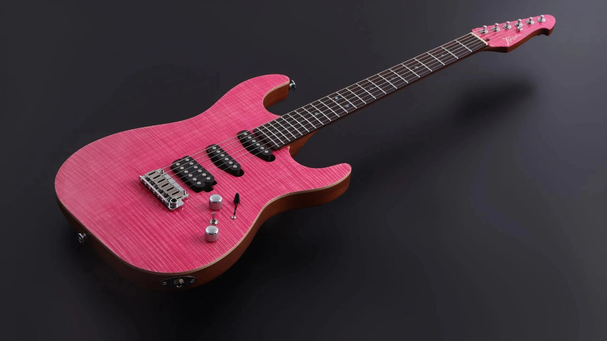 Keipro KS Deluxe Pro S.S.H-PK Electric Guitar - Richards Guitars Of Stratford Upon Avon