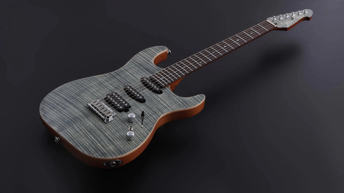 Keipro KS Deluxe Pro S.S.H-TBK Electric Guitar - Richards Guitars Of Stratford Upon Avon