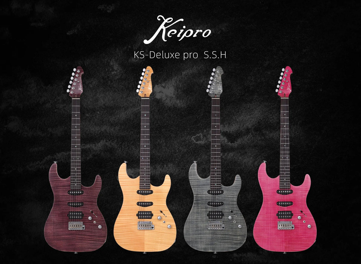 Keipro KS Deluxe Pro S.S.H-TPP Electric Guitar - Richards Guitars Of Stratford Upon Avon