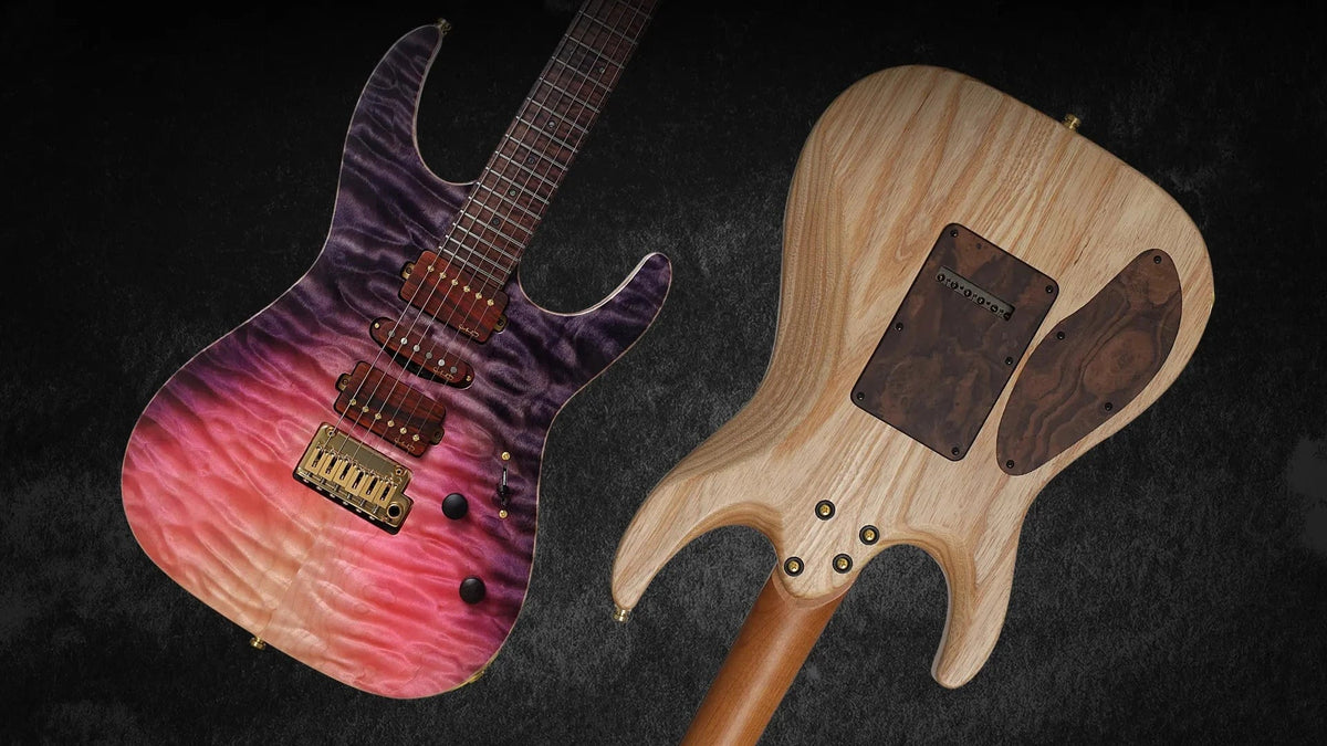 Keipro Modern Custom Premium Q-F H.S.H Electric Guitar - Richards Guitars Of Stratford Upon Avon