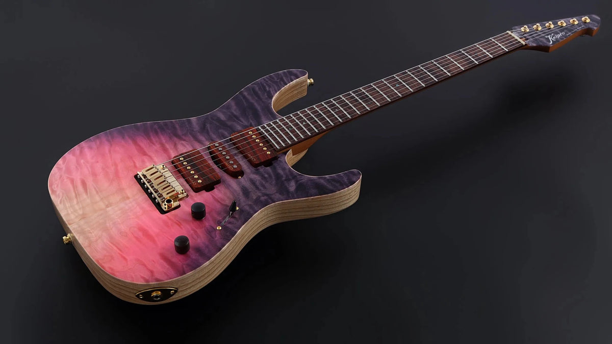 Keipro Modern Custom Premium Q-F H.S.H Electric Guitar - Richards Guitars Of Stratford Upon Avon