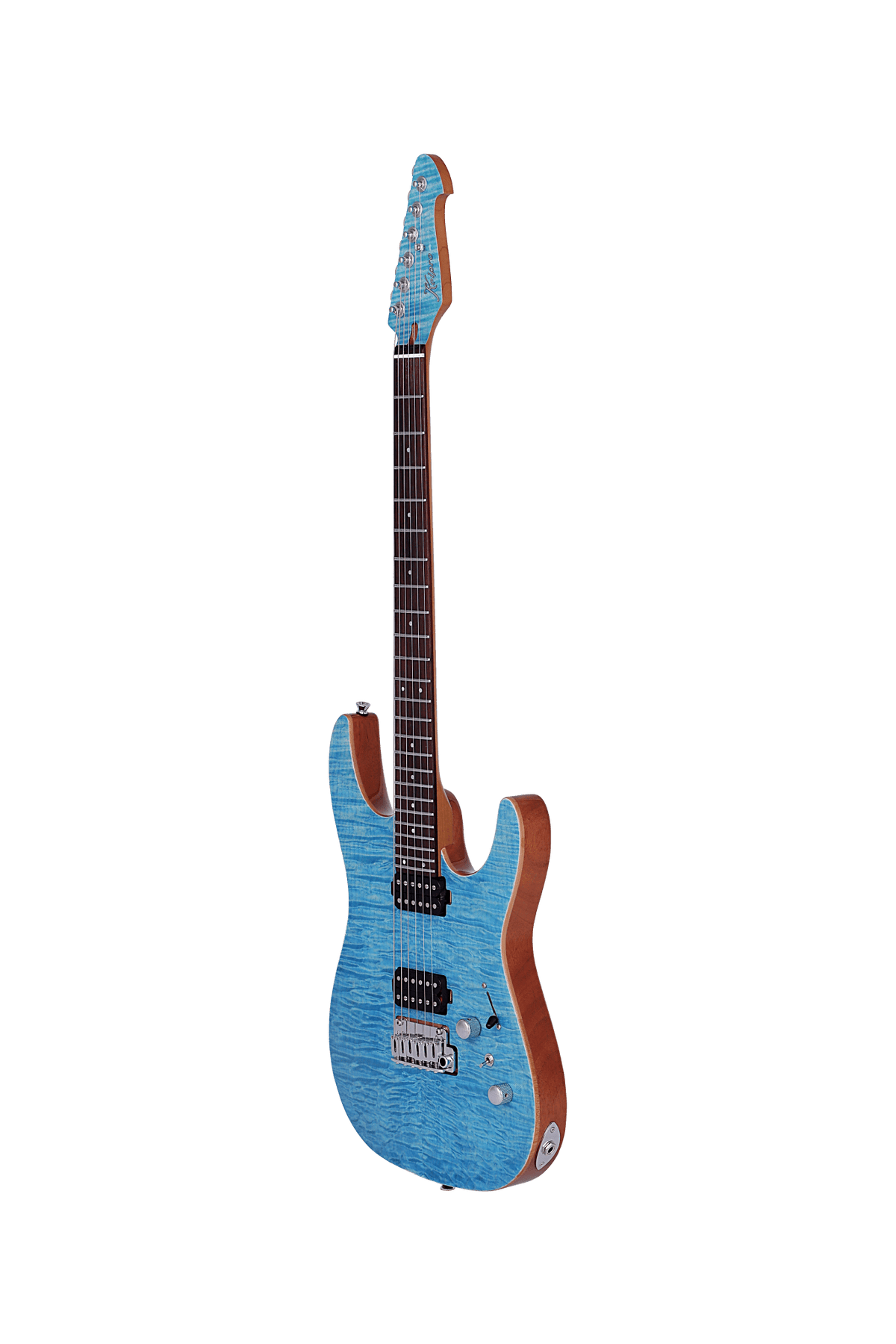 Keipro Modern Pro-F Deep Blue-TBL Electric Guitar - Richards Guitars Of Stratford Upon Avon