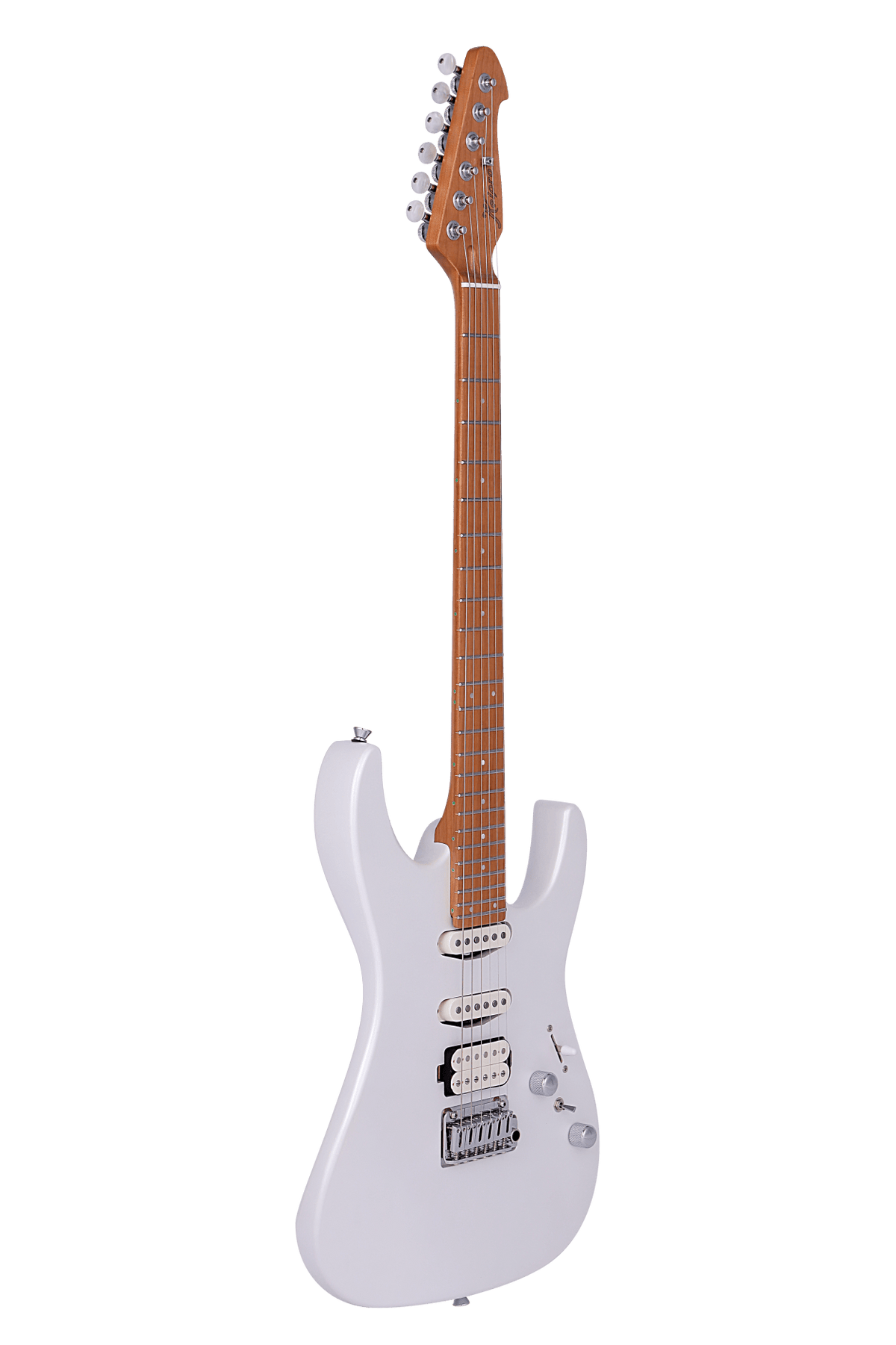Keipro Modern White Electric Guitar - Richards Guitars Of Stratford Upon Avon