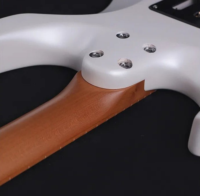 Keipro Modern White Electric Guitar - Richards Guitars Of Stratford Upon Avon