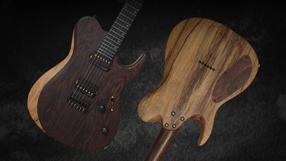 Keipro X-Metal T6 Black Limba H.H Electric Guitar - Richards Guitars Of Stratford Upon Avon