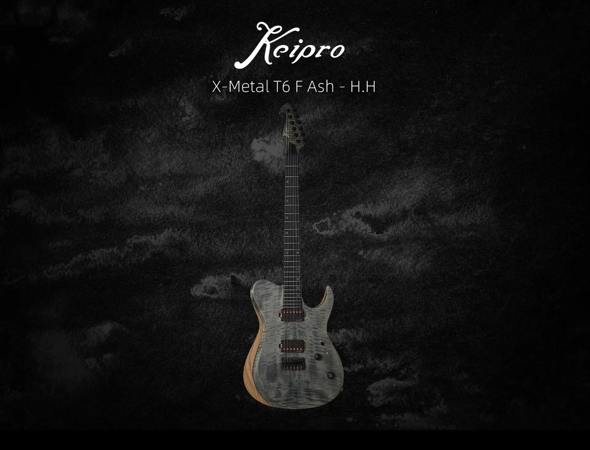 Keipro X-Metal T6-F-Ash Electric Guitar - Richards Guitars Of Stratford Upon Avon