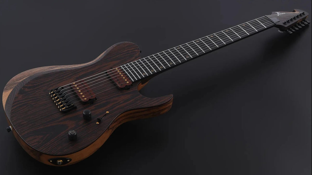 Keipro X-Metal T7 Black Limba H.H Electric Guitar - Richards Guitars Of Stratford Upon Avon