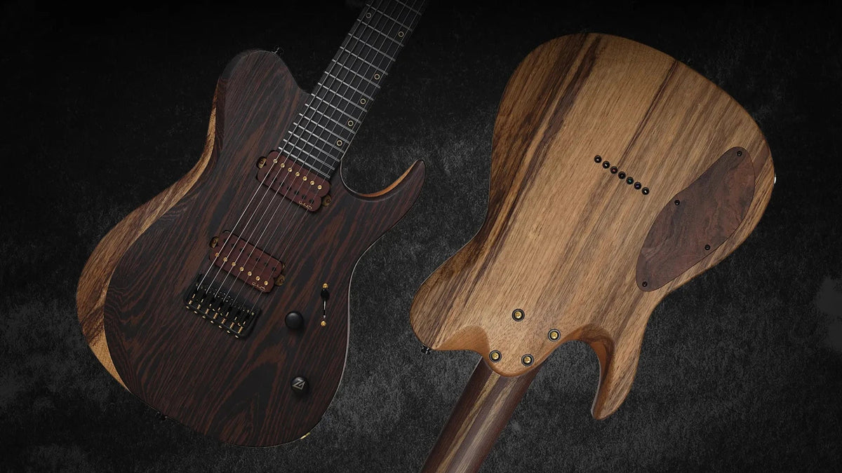 Keipro X-Metal T7 Black Limba H.H Electric Guitar - Richards Guitars Of Stratford Upon Avon