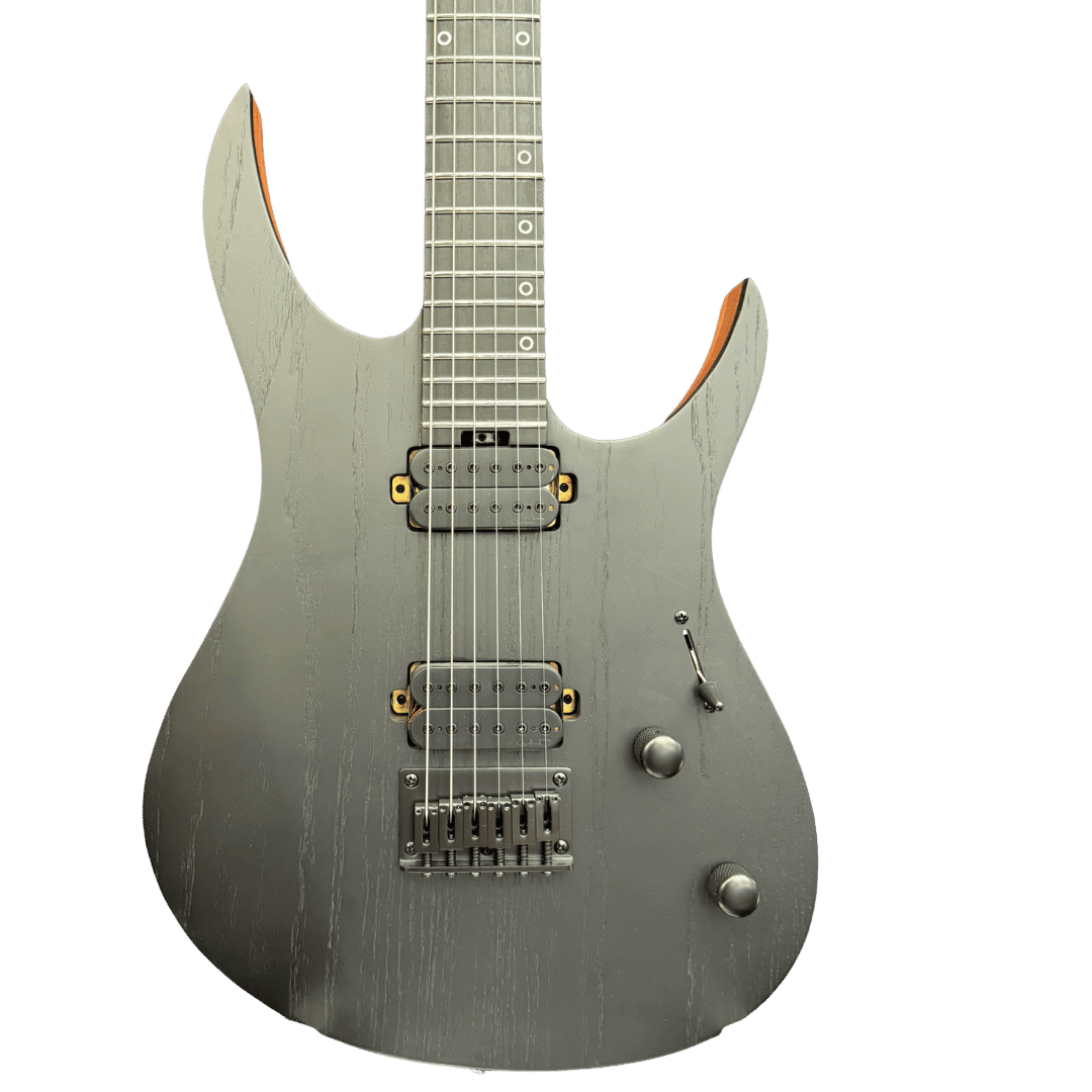 Keipro X-S6 PRO Black Limba W-E H.H Electric Guitar - Richards Guitars Of Stratford Upon Avon