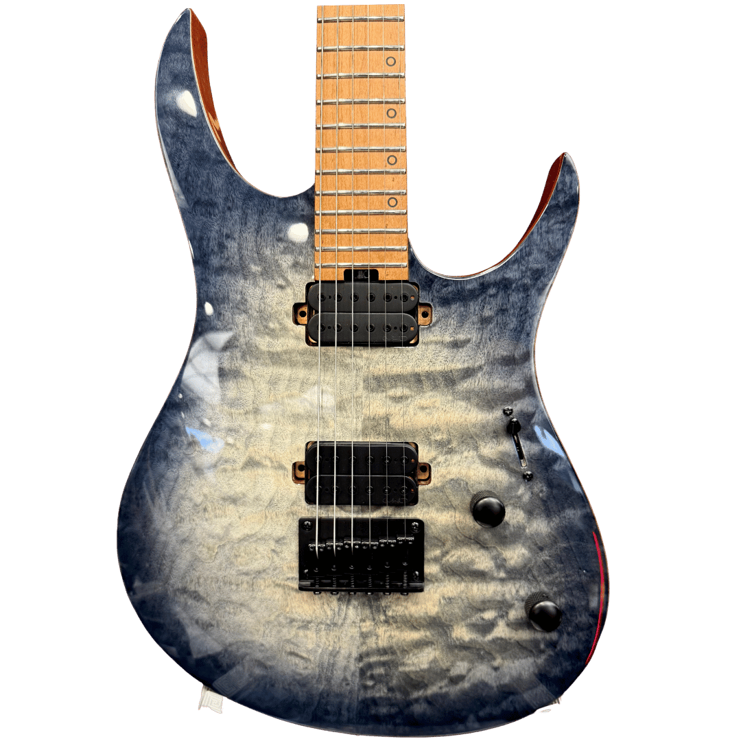 Keipro X-S6-Q H.H Grey Electric Guitar - Richards Guitars Of Stratford Upon Avon