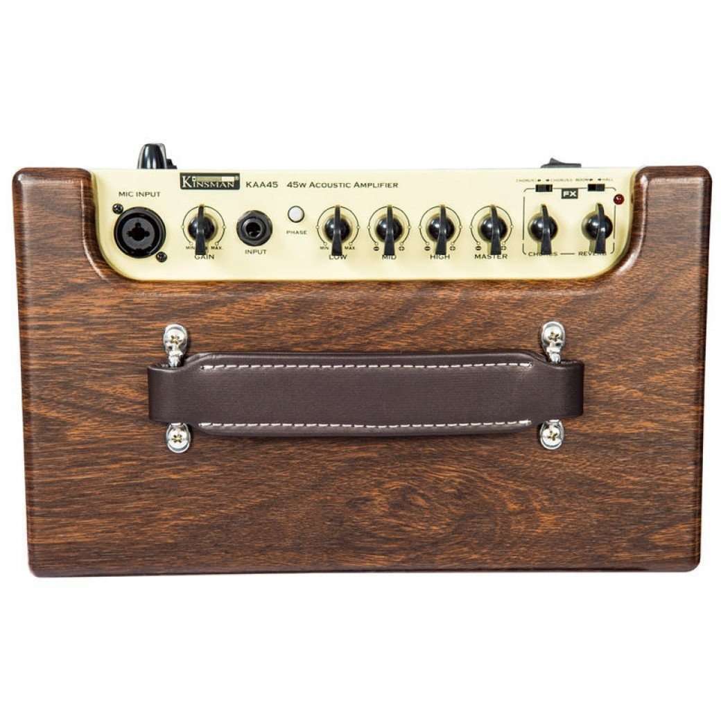 Kinsman KAA45 Portable Busking Acoustic Guitar Amplifier - Richards Guitars Of Stratford Upon Avon