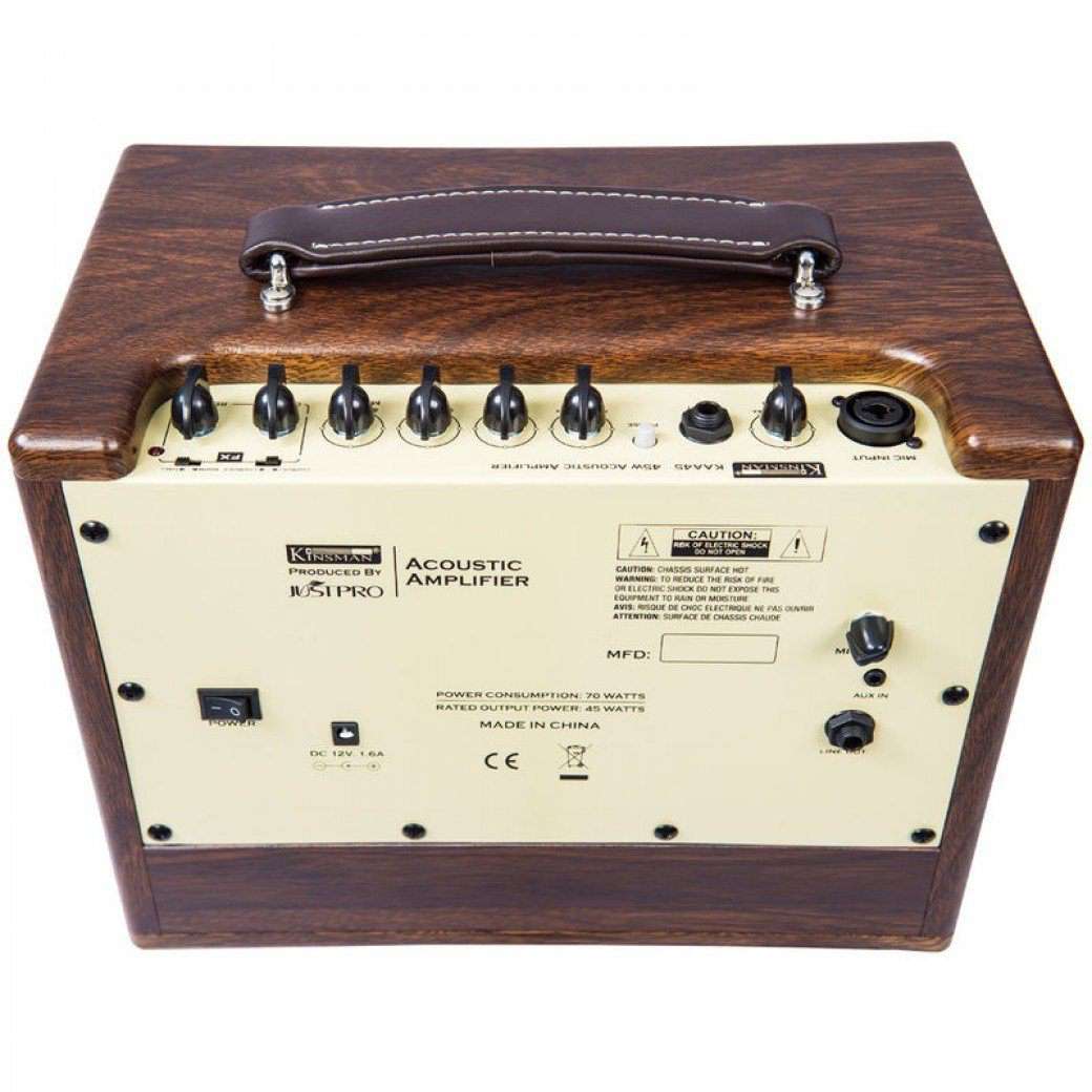 Kinsman KAA45 Portable Busking Acoustic Guitar Amplifier - Richards Guitars Of Stratford Upon Avon