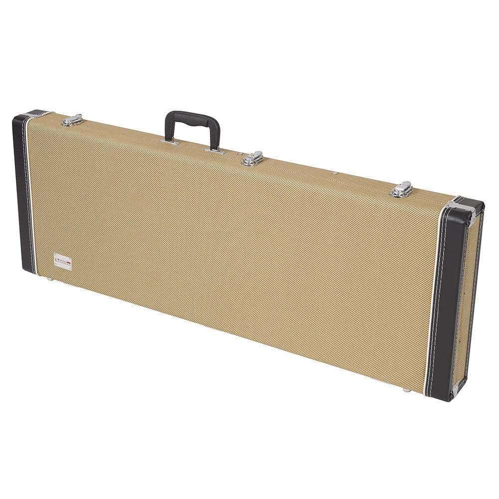 Kinsman Regular Tweed Hardshell Case ~ Electric Guitar - Richards Guitars Of Stratford Upon Avon