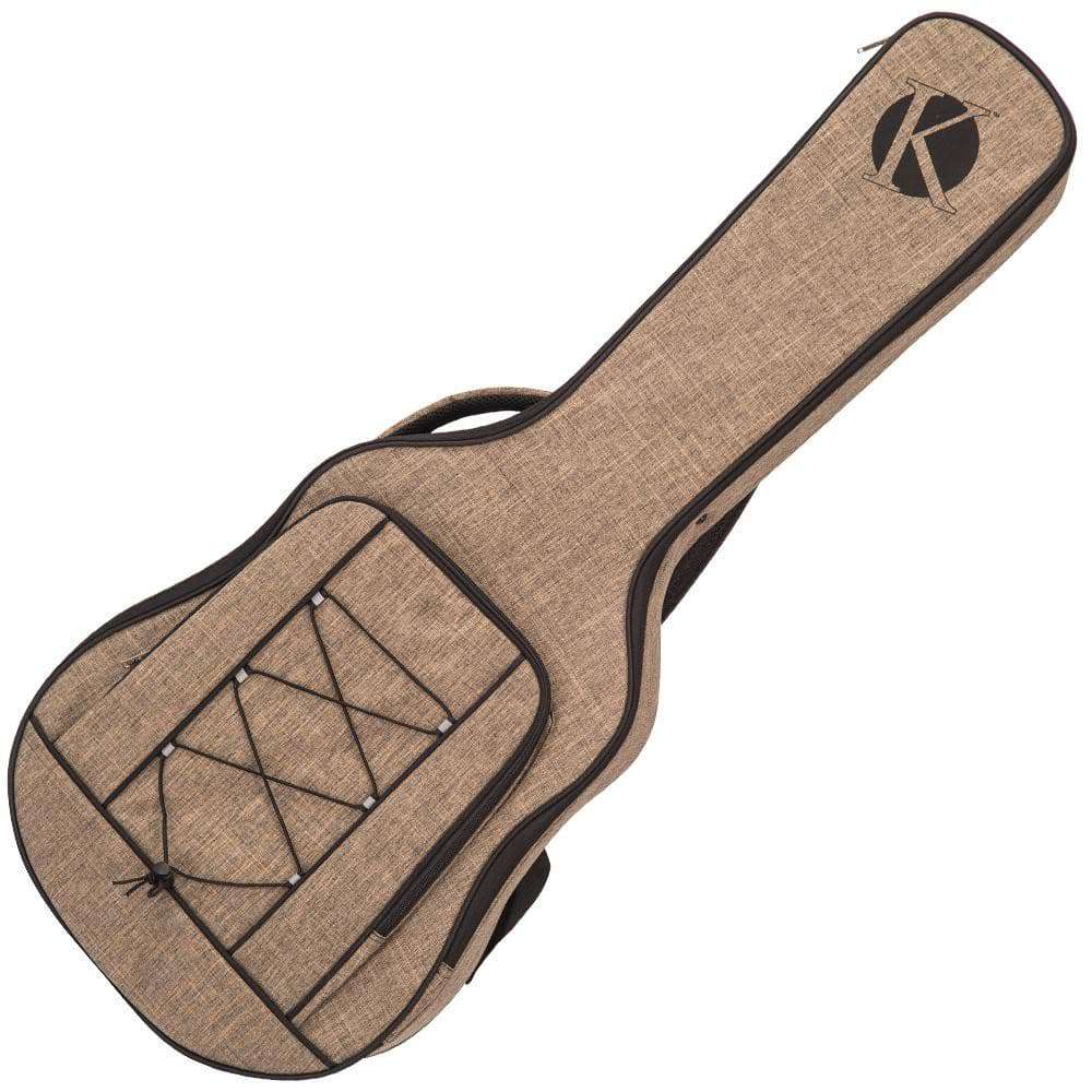 Kinsman Ultima™ Hardshell Dreadnought Guitar Bag ~ Brown - Richards Guitars Of Stratford Upon Avon