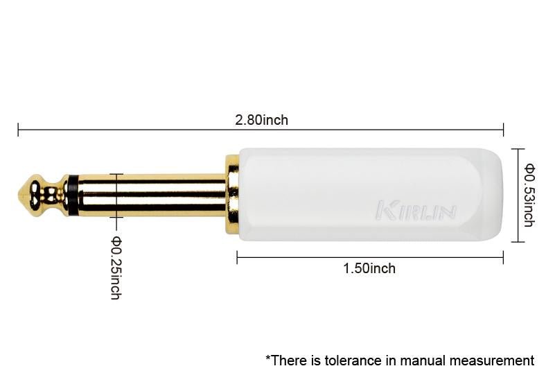 Kirlin IPW201 WEG - BL Fabric Gel 20' Straight Blue Guitar Cable - Richards Guitars Of Stratford Upon Avon