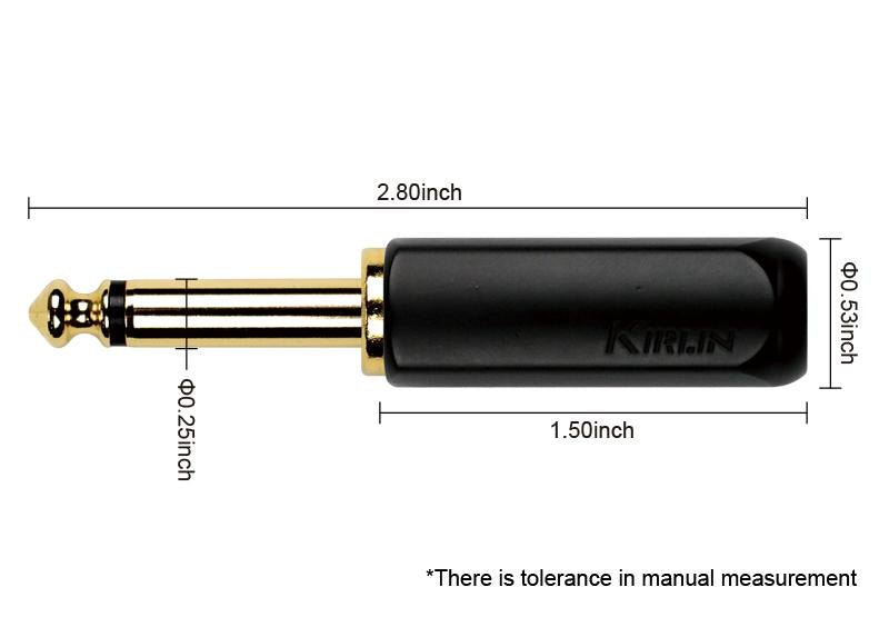 Kirlin IPW201BG - PU Fabric Gel 20' Straight Purple Guitar Cable - Richards Guitars Of Stratford Upon Avon