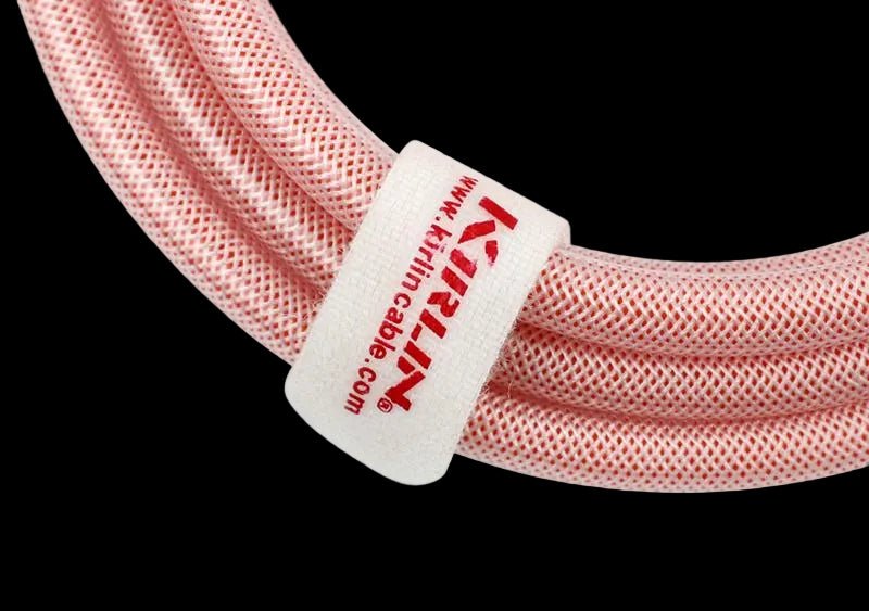 Kirlin IPW201W - DRD FABRIC GEL 20' STRAIGHT RED Guitar Cable - Richards Guitars Of Stratford Upon Avon