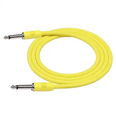 Kirlin Pastelpop Guitar Cable 10Ft Lemon Essence Guitar Cable - Richards Guitars Of Stratford Upon Avon