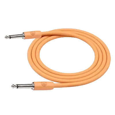 Kirlin Pastelpop Guitar Cable 10Ft Mango Glow Guitar Cable - Richards Guitars Of Stratford Upon Avon