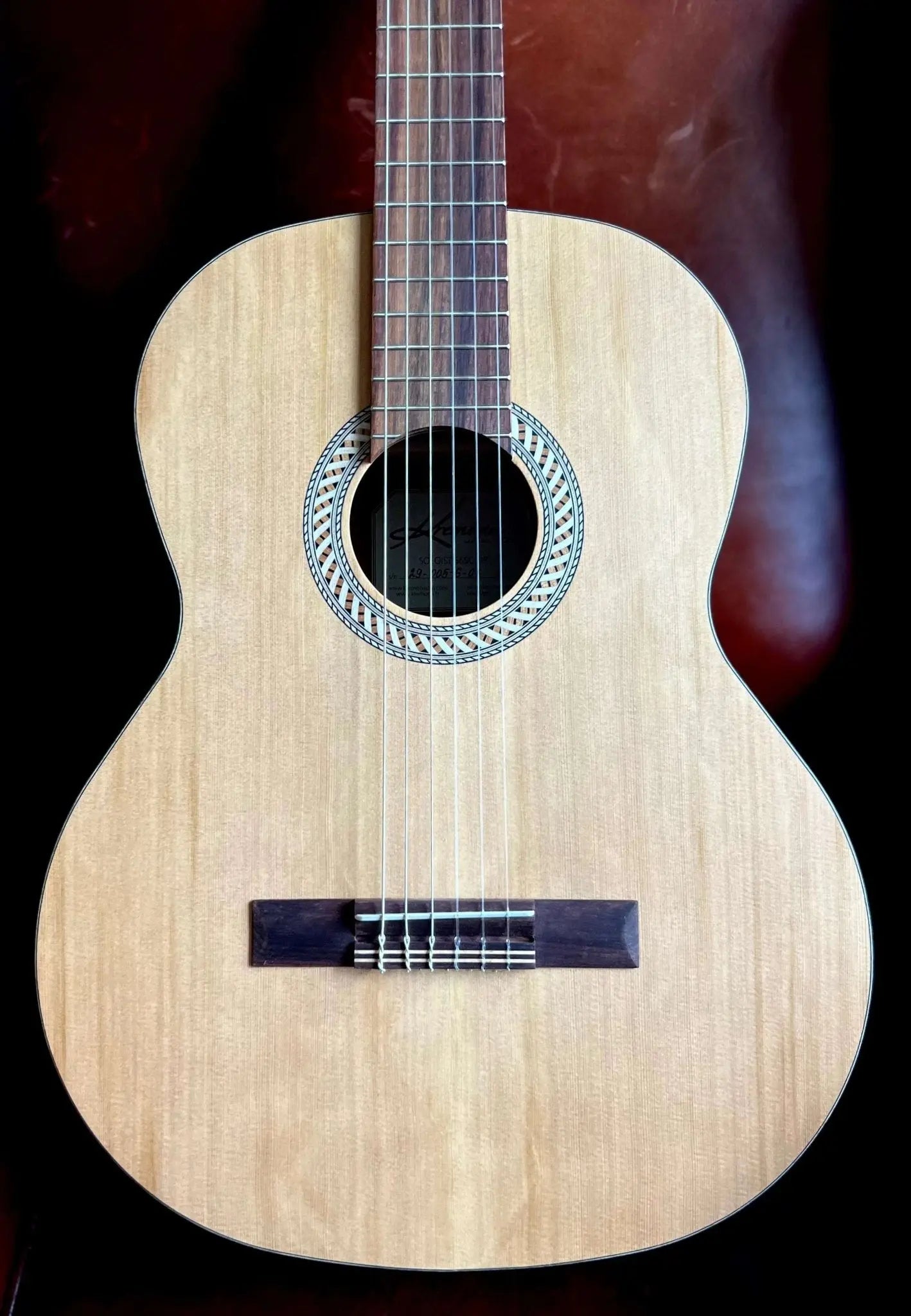 Kremona Soloist S65C-OP Open Pore, Solid Red Cedar, Sapelli Veneer -