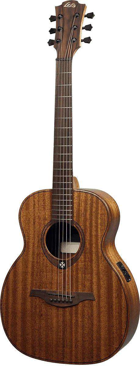 LAG Escapade L - KAE Left Handed KHAYA ELECTRO Acoustic Travel Guitar - Richards Guitars Of Stratford Upon Avon