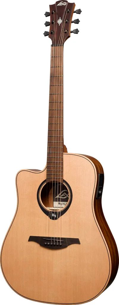 LAG HyVibe 10 H2 - Dreadnought Cutaway Electro Lefty - Richards Guitars Of Stratford Upon Avon