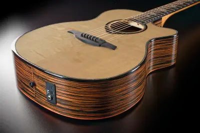 LAG HyVibe 50 H2 - Grand Auditorium Cutaway Electro Acoustic Smart Guitar - Richards Guitars Of Stratford Upon Avon