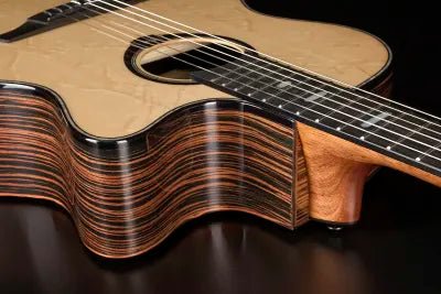 LAG HyVibe 50 H2 - Nylon Strung Auditorium Cutaway Electro Acoustic Smart Guitar - Richards Guitars Of Stratford Upon Avon