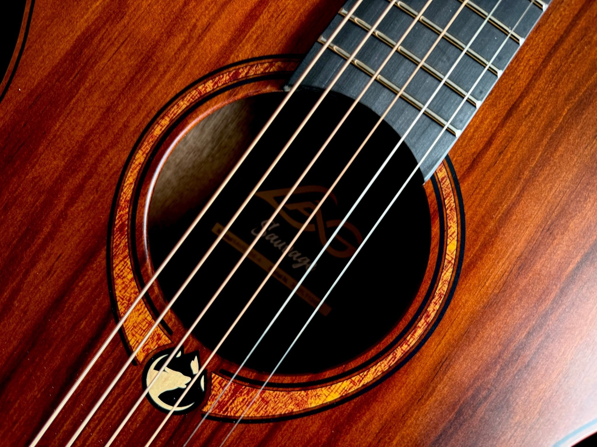 LAG Sauvage Auditorium Acoustic Guitar - Richards Guitars Of Stratford Upon Avon