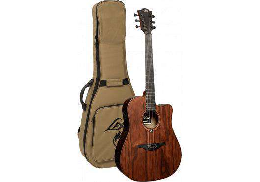 LAG Sauvage Dreadnought Cutaway Acoustic - Electric - Richards Guitars Of Stratford Upon Avon