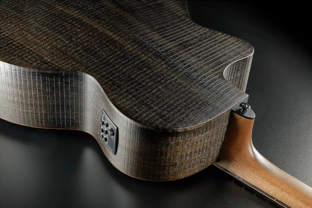LAG Sauvage Jumbo Cutaway Acoustic - Electric - Richards Guitars Of Stratford Upon Avon