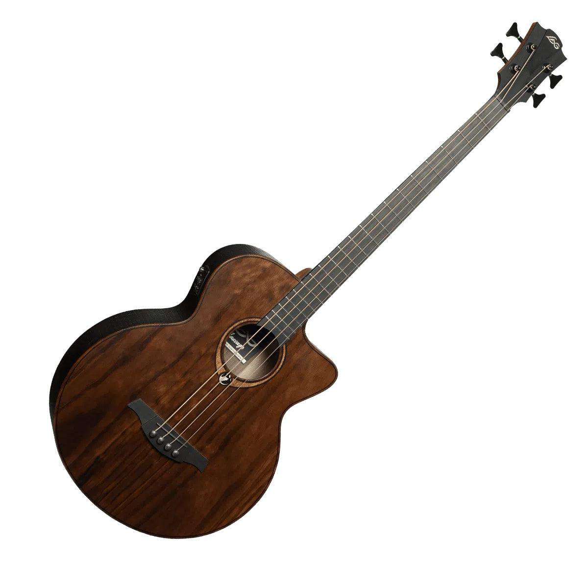 LAG Sauvage Jumbo Cutaway Electro Acoustic Bass Guitar - Richards Guitars Of Stratford Upon Avon
