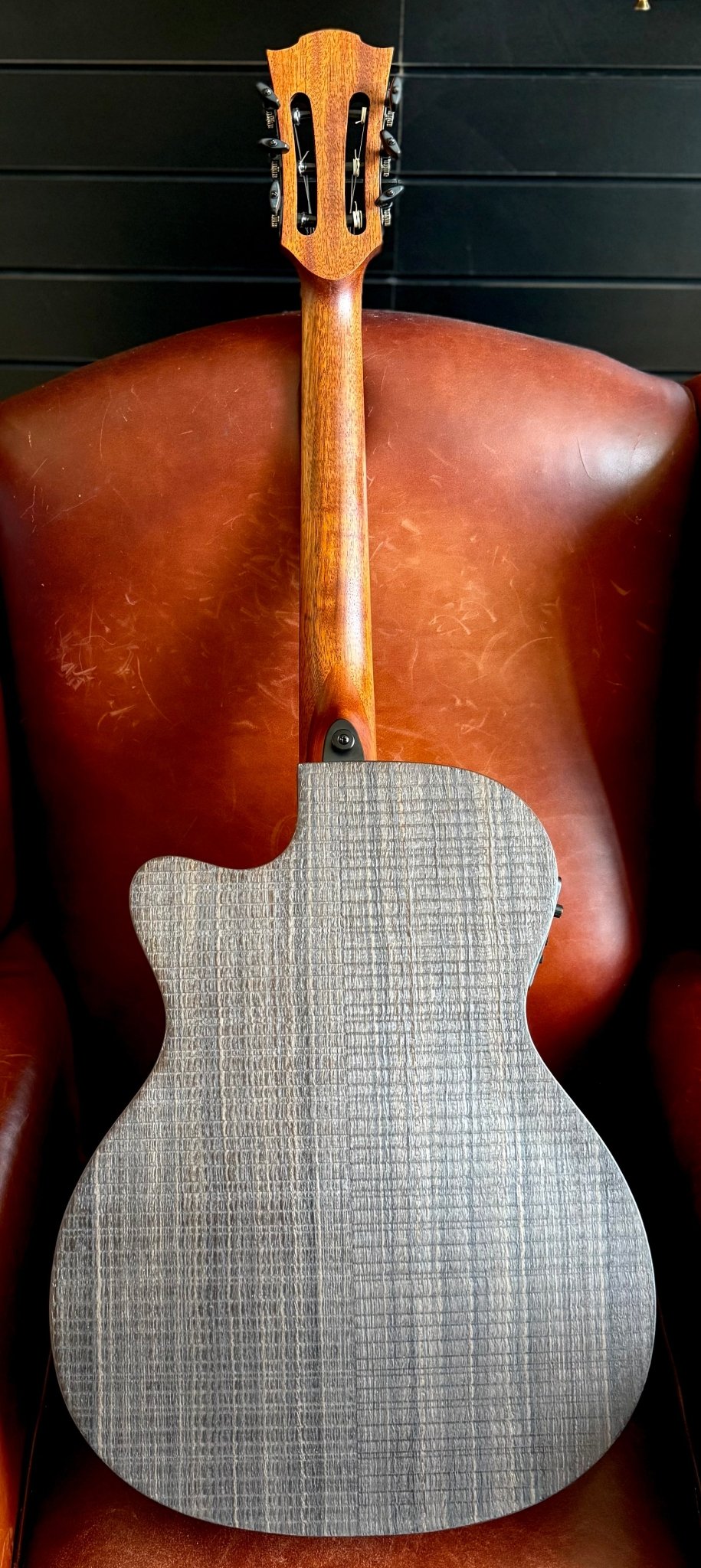 LAG Sauvage Nylon Auditorium Slim Cutaway Electro Acoustic - Richards Guitars Of Stratford Upon Avon